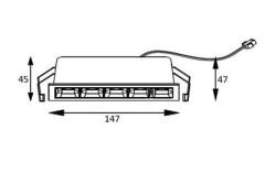 LS485 5'li LED Spot (3000K)