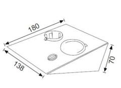 LS445 LED Kabinet Spot (3000K)