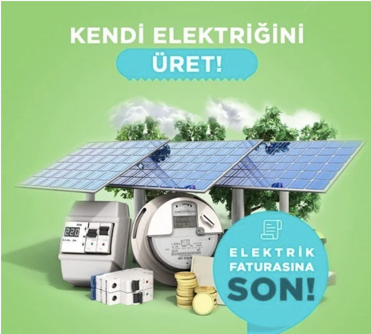 Şebeke Bağlantılı Güneş Enerji Sistemi 5 kW Kiremit ve Düz Çatı