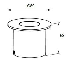 LG946 LED Gömme Bahçe Armatürü (3000K)