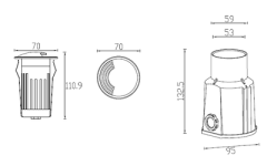 LG928 S LED Gömme Bahçe Armatürü (3000K)