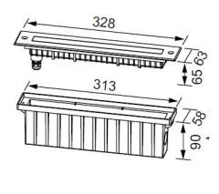 LG926 LED Gömme Bahçe Armatürü (3000K)