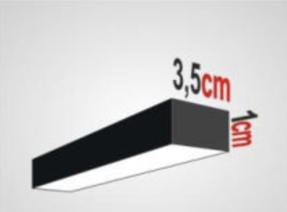 Led Linear Sıva Üstü 1 metre 20W-3000 LM