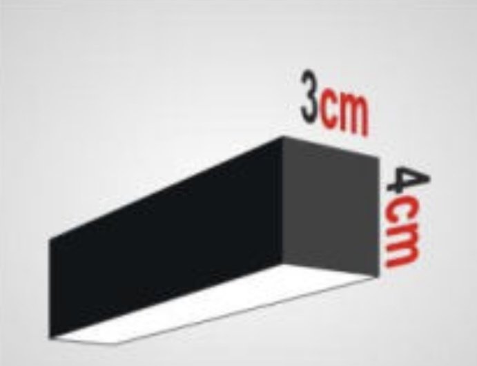 Led Linear Sıva Üstü 3 metre 20W-3000 LM