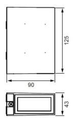 LW466 LED Bahçe Aplik (3000K)