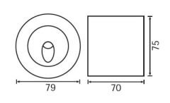 LW425 LED Duvar Armatürü (3000K)
