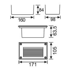 LW942 LED Duvar Armatürü (3000K)