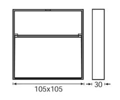 LW443 LED Bahçe Aplik (3000K)