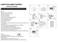 LW402 LED Duvar Armatürü (3000K)