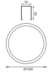 Lineer Led Armatür 65W 3000K
