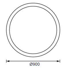 JL091 Lineer Led Davul Armatür (3000K)