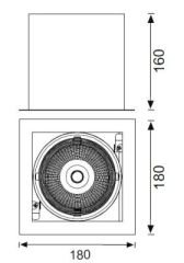LD433 1'li LED Spot (3000K)