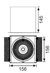 LD435 1'li Çerçevesiz LED Spot (3000K)