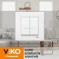 Viko Karre Komütatör Anahtar (Çerçeve Dahil)