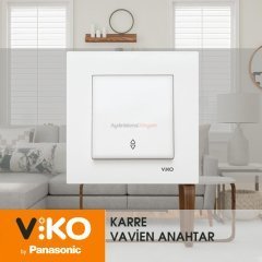 Viko Karre Vavien Anahtar (Çerçeve Dahil)