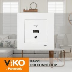 Viko Karre Usb Konnektör