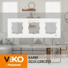 Viko Karre Üçlü Çerçeve