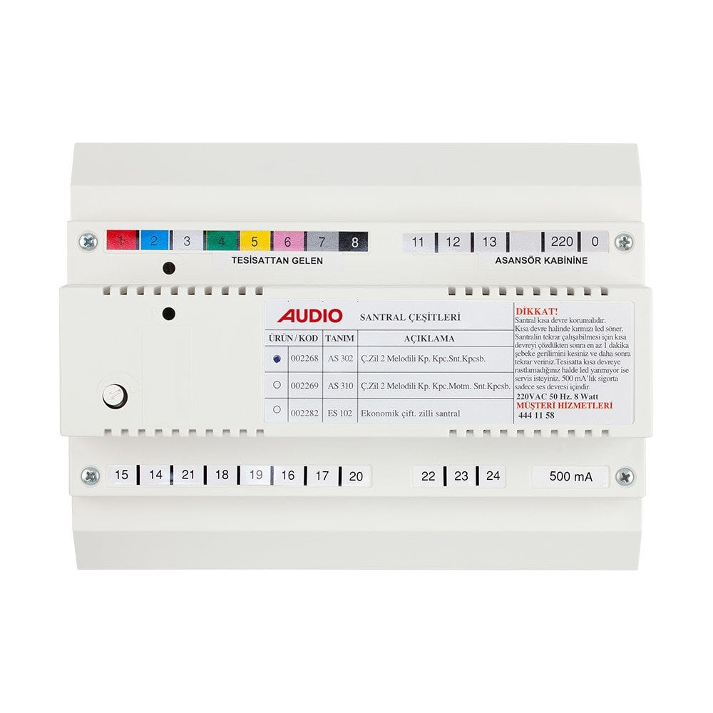 AS 302 Santral (Kapıcılı Çift Zilli 2 Melodili)