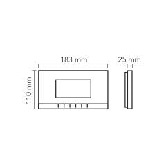 4.3″ Görüntülü Diafon Bus Plus (Mekanik Butonlu Handsfree)