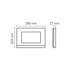 10.1″ Görüntülü Diafon Bus Plus (Dokunmatik Ekranlı Alarmlı Hafızalı) BEYAZ 001196